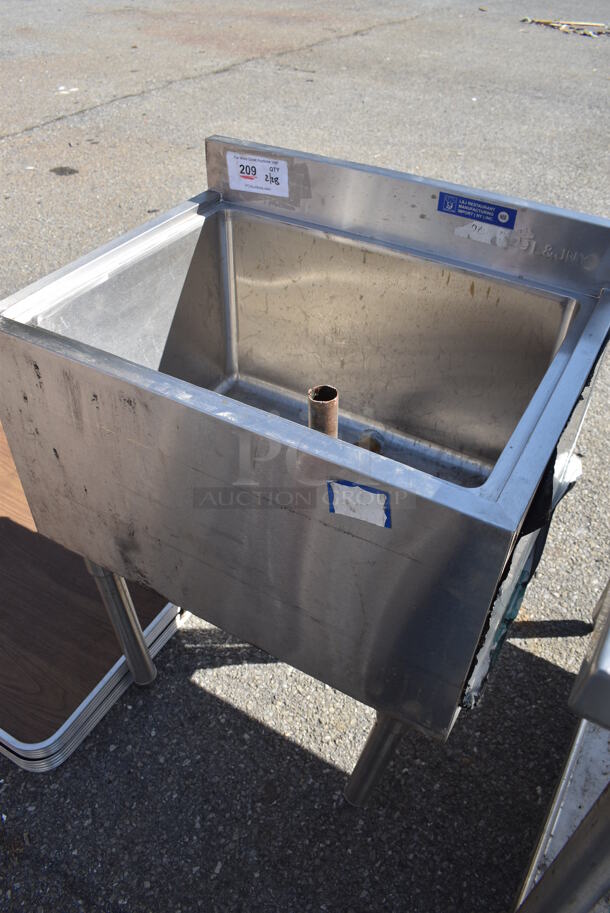 Stainless Steel Single Bay Ice Bin. 24x18.5x33 - Image 4 of 4