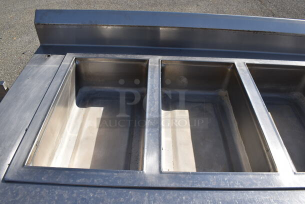 Wells MDD400TOM Stainless Steel Commercial Electric Powered 4 Bay Steam Table. 208/240 Volts. 84x36x41 - Image 4 of 8