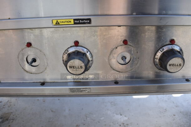 Wells MDD400TOM Stainless Steel Commercial Electric Powered 4 Bay Steam Table. 208/240 Volts. 84x36x41 - Image 6 of 8