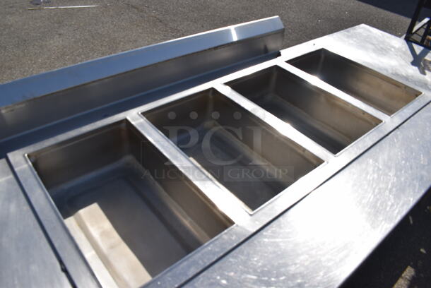 Wells MDD400TOM Stainless Steel Commercial Electric Powered 4 Bay Steam Table. 208/240 Volts. 84x36x41 - Image 8 of 8