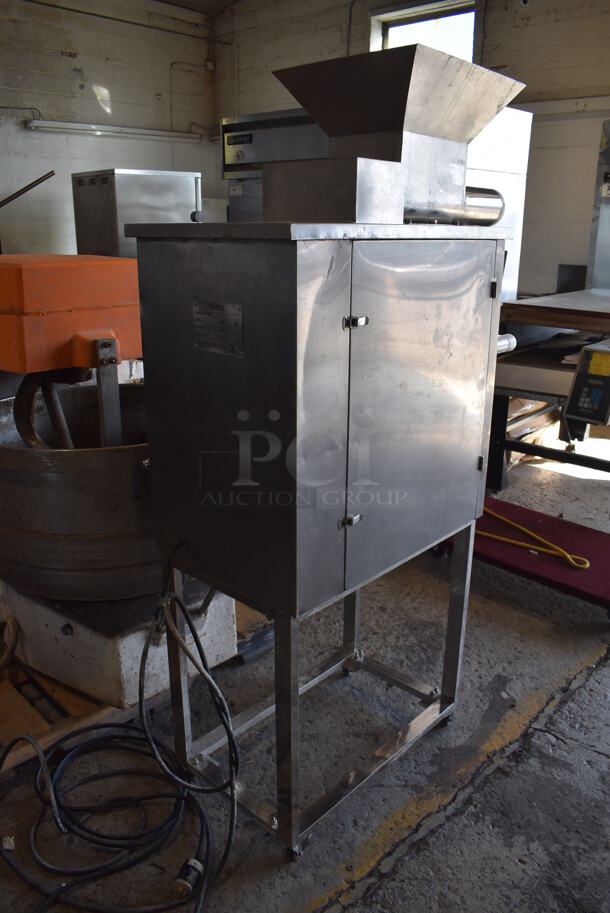 Taibo MF2-C Stainless Steel Commercial Floor Style Dough Divider on Commercial Casters. 240 Volts, 1 Phase. 31x43x73 - Image 4 of 8
