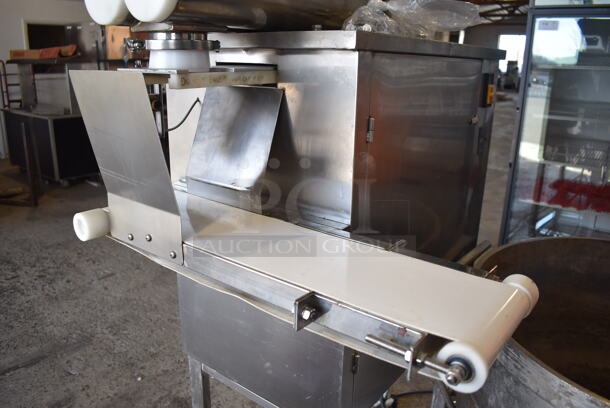 Taibo MF2-C Stainless Steel Commercial Floor Style Dough Divider on Commercial Casters. 240 Volts, 1 Phase. 31x43x73 - Image 6 of 8