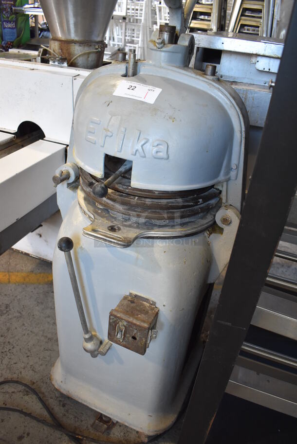 Erika Metal Commercial Floor Style Dough Divider on Commercial Casters. 208-250 Volts, 1 Phase. 22x23x72 - Image 4 of 9