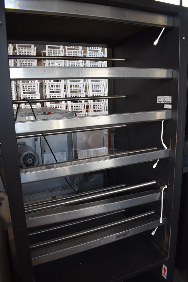 Lakeside 98253 	Metal Commercial Bakery Pastry Bagel Donut Transport Display Rack on Commercial Casters. 38.5x33.5x77.5 - Image 3 of 5