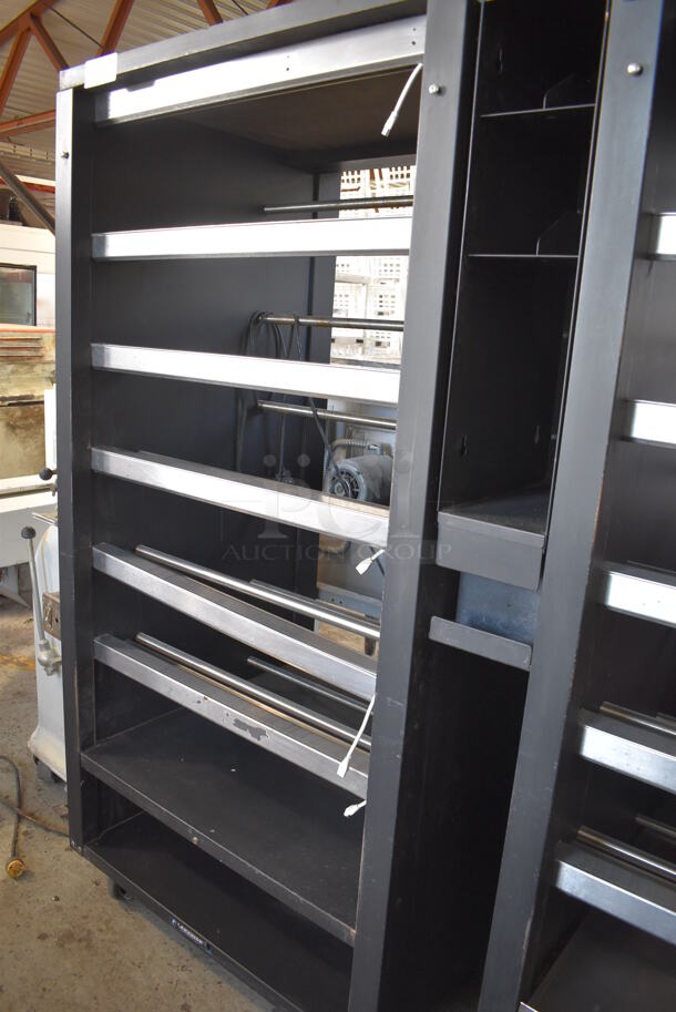 Lakeside 98253 	Metal Commercial Bakery Pastry Bagel Donut Transport Display Rack on Commercial Casters. 38.5x33.5x77.5 - Image 5 of 5