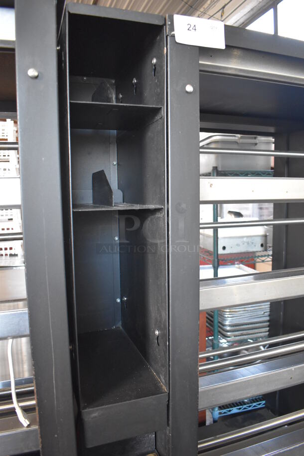 Lakeside 98253	Metal Commercial Bakery Pastry Bagel Donut Transport Display Rack on Commercial Casters. 45.5x33.5x77.5 - Image 2 of 5