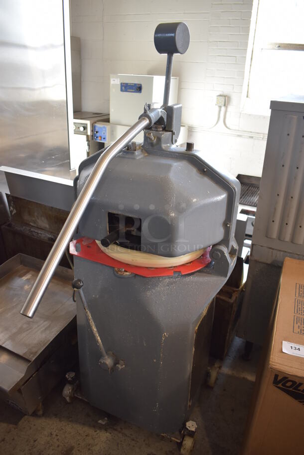 Metal Commercial Floor Style Dough Divider on Commercial Casters. 220 Volts, 3 Phase. 26.5x37x64 - Image 2 of 9