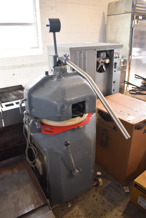 Metal Commercial Floor Style Dough Divider on Commercial Casters. 220 Volts, 3 Phase. 26.5x37x64 - Image 3 of 9