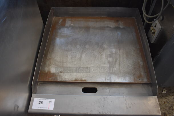 Atosa Stainless Steel Commercial Countertop Natural Gas Powered Flat Top Griddle. 24x28x17 - Image 3 of 4