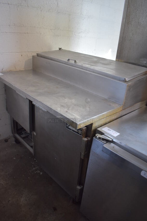 2012 Leader ESPT48 S/C Stainless Steel Commercial Pizza Prep Table on Commercial Casters. 115 Volts, 1 Phase. 48x35x45. Tested and Working! - Image 3 of 7