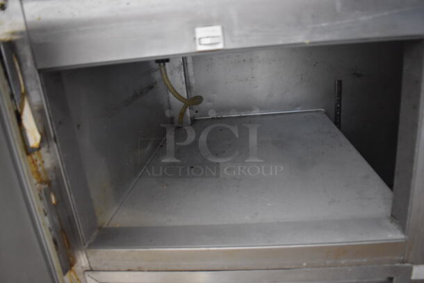 2012 Leader ESPT48 S/C Stainless Steel Commercial Pizza Prep Table on Commercial Casters. 115 Volts, 1 Phase. 48x35x45. Tested and Working! - Image 7 of 7