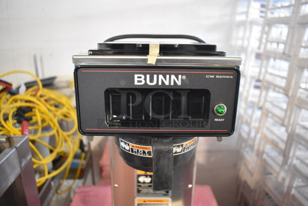 Bunn CW15-APS Stainless Steel Commercial Countertop Coffee Machine w/ Poly Brew Basket. Comes in Pink Wooden Box. Stock Picture - Cosmetic Condition May Vary. 120 Volts, 1 Phase. 8x18.5x23.5
 - Image 2 of 7