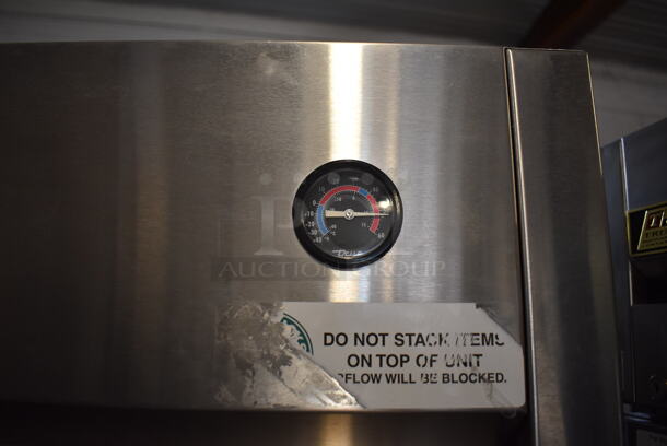 2011 True TG1F-1S Stainless Steel Commercial Single Door Reach In Freezer w/ Poly Coated Racks on Commercial Casters. 115 Volts, 1 Phase. 29x35x83. Tested and Working! - Image 4 of 6