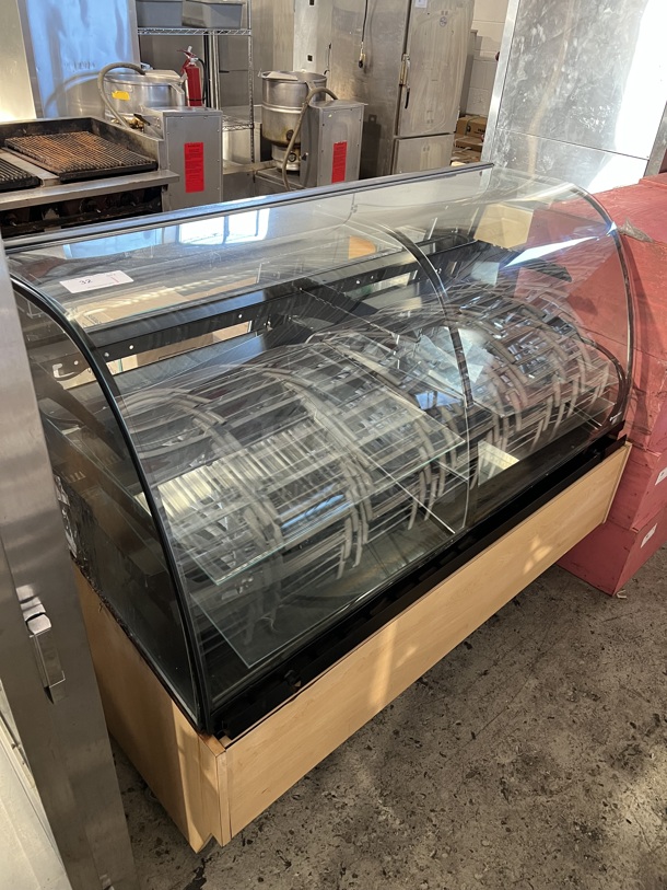 Metal Commercial Floor Style Deli Display Case Merchandiser. 59x38x31. Tested and Powers On But Does Not Get Cold - Image 6 of 6