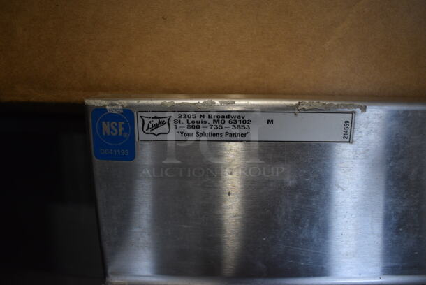 Duke Stainless Steel Commercial Counter w/ Sink Basin, Faucet and Wood Pattern Door. 24x34x41. Bay 10x11x6 - Image 5 of 6