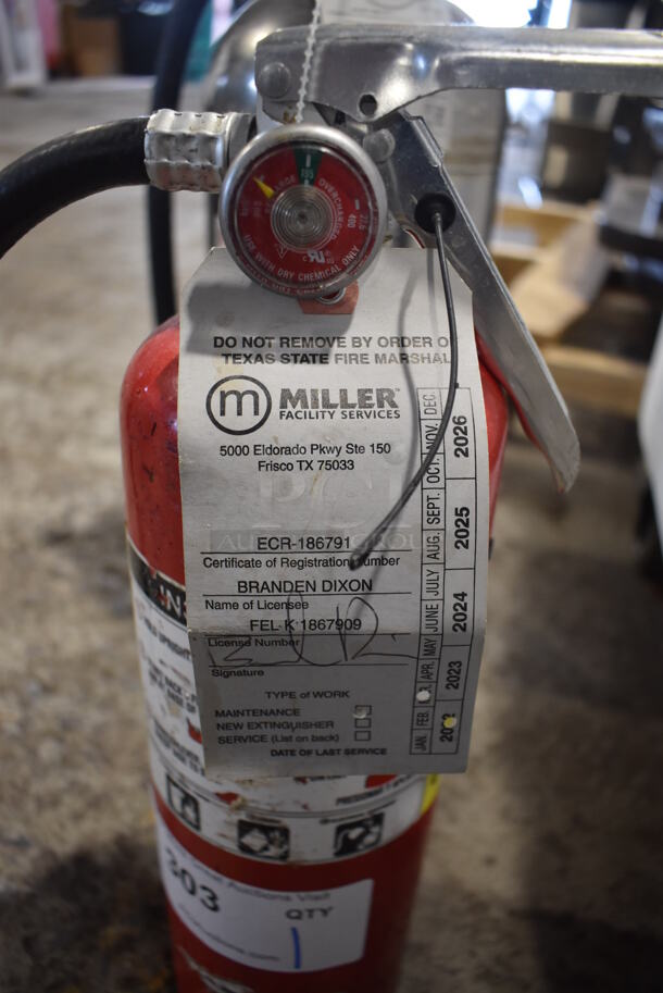 Amerex Fire Extinguisher. 6x4x15. Buyer Must Pick Up - We Will Not Ship This Item.   - Image 3 of 4