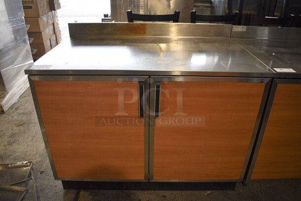 Duke RUF-48 Stainless Steel Commercial 2 Door Work Top Cooler. 120 Volts, 1 Phase. 48x31x40. Tested and Working! - Image 1 of 7