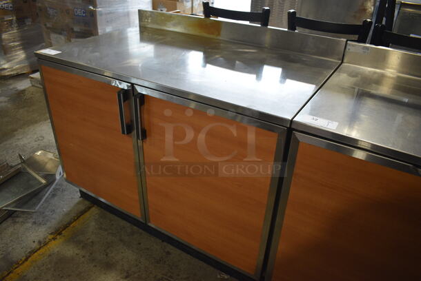 Duke RUF-48 Stainless Steel Commercial 2 Door Work Top Cooler. 120 Volts, 1 Phase. 48x31x40. Tested and Working! - Image 3 of 7
