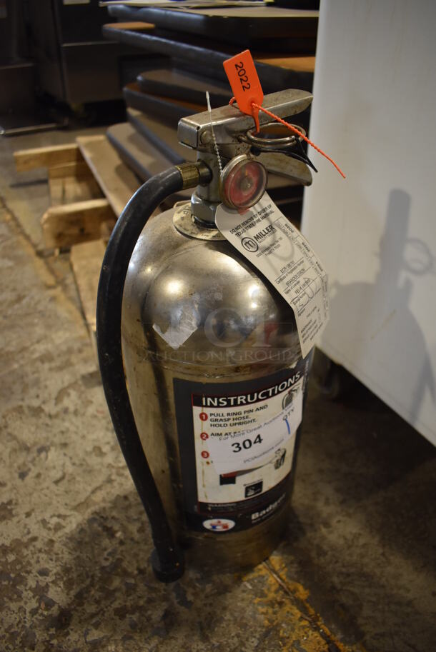 Badger Wet Chemical Fire Extinguisher. 8x7x20. Buyer Must Pick Up - We Will Not Ship This Item.   - Image 2 of 5
