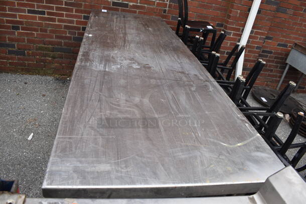 Stainless Steel Table w/ Under Shelf. 96x32x34.5 - Image 4 of 5