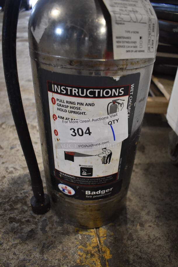 Badger Wet Chemical Fire Extinguisher. 8x7x20. Buyer Must Pick Up - We Will Not Ship This Item.   - Image 5 of 5