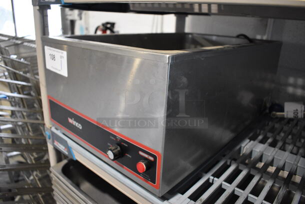 Winco FW-S500 Stainless Steel Commercial Countertop Food Warmer. 120 Volts, 1 Phase. 14.5x23x9.5. Tested and Working! - Image 2 of 5