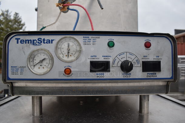 Jackson Tempstar Stainless Steel Commercial Straight Pass Through Dishwasher. 208-230/240 Volts, 3 Phase. 31x31x81 - Image 4 of 8