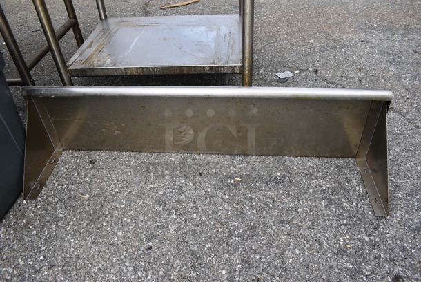 Stainless Steel Shelf w/ Wall Mount Brackets. 48x12x12 - Image 3 of 3