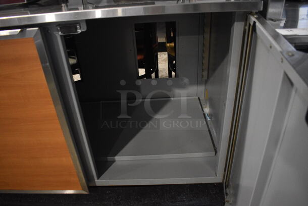 Duke SUBP-48M Stainless Steel Counter w/ 2 Wood Pattern Doors. 48x30x40 - Image 4 of 6