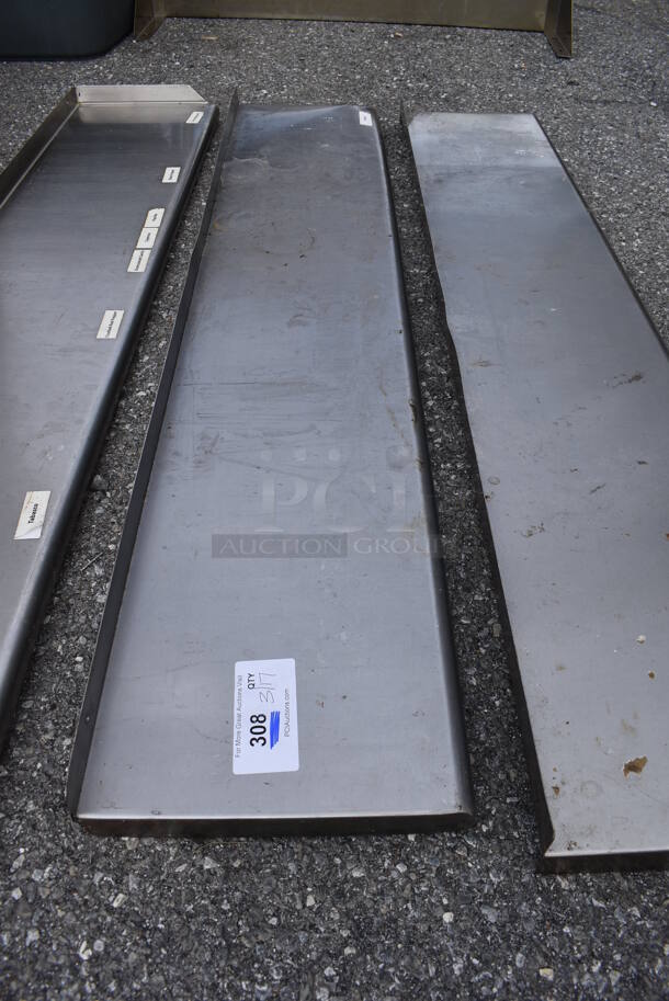 Stainless Steel Shelf. 60x12x3 - Image 2 of 3