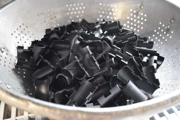 ALL ONE MONEY! Metal Colander w/ Black Poly Metro Shelf Clips - Image 2 of 3
