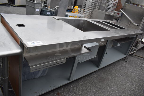 Duke DC-WM-RT-SNK-120 Stainless Steel Commercial Subway Make Line Station w/ 2 Steam Wells. 108x34x36 - Image 4 of 8