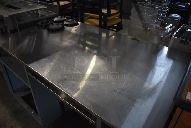 Duke Stainless Steel Subway Make Line Cashiers Station. 61x34x45 - Image 3 of 6