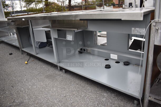 Duke DC-WM-RT-SNK-120 Stainless Steel Commercial Subway Make Line Station w/ 2 Steam Wells. 108x34x36 - Image 6 of 8