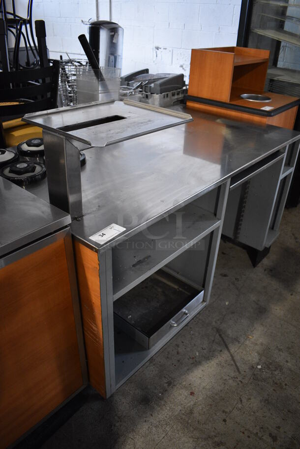 Duke Stainless Steel Subway Make Line Cashiers Station. 61x34x45 - Image 6 of 6
