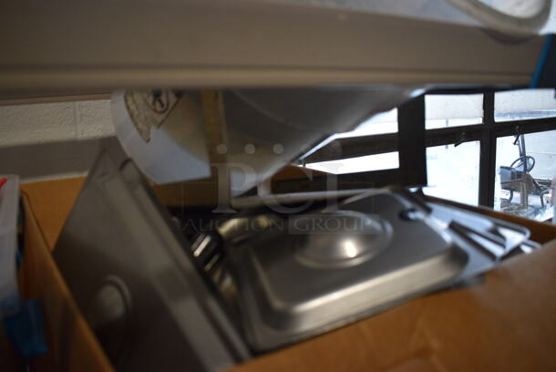 ALL ONE MONEY! Tier Lot of Various Items Including Paper Products and Drop In Bin Lids - Image 4 of 5