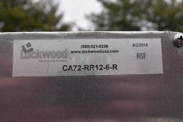 Lockwood Metal Commercial Pan Transport Rack on Commercial Casters. 22x29.5x71 - Image 6 of 8