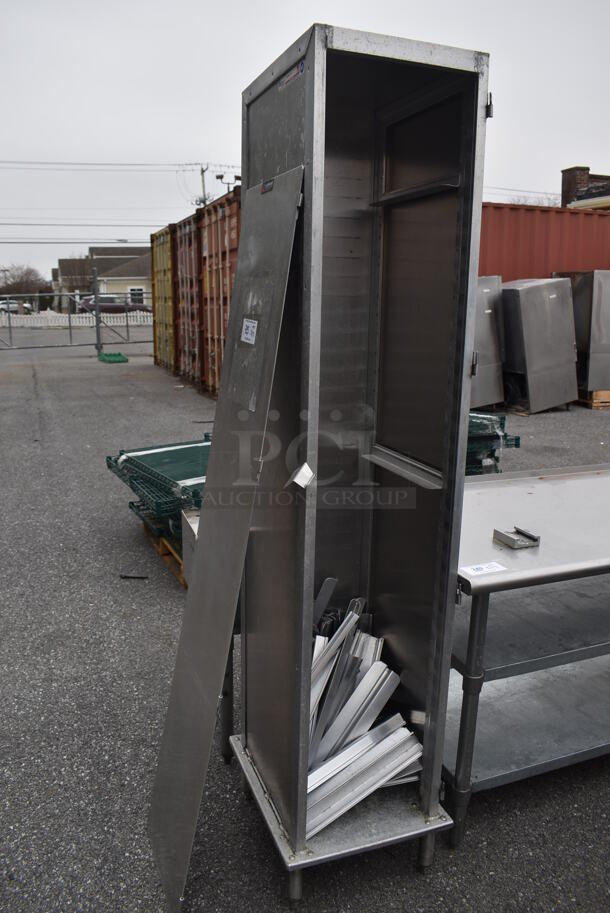 Lockwood Metal Enclosed Pan Rack. 17.5x21.5x77.5 - Image 1 of 5