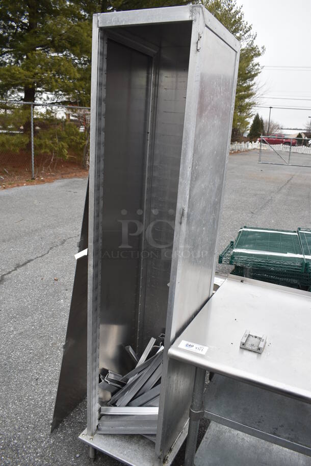 Lockwood Metal Enclosed Pan Rack. 17.5x21.5x77.5 - Image 3 of 5