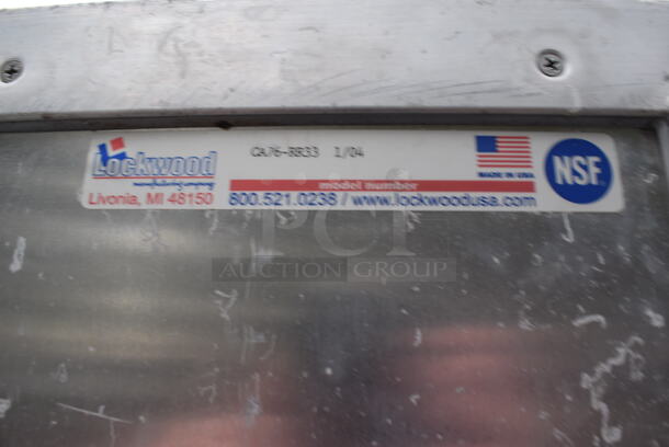 Lockwood Metal Enclosed Pan Rack. 17.5x21.5x77.5 - Image 5 of 5