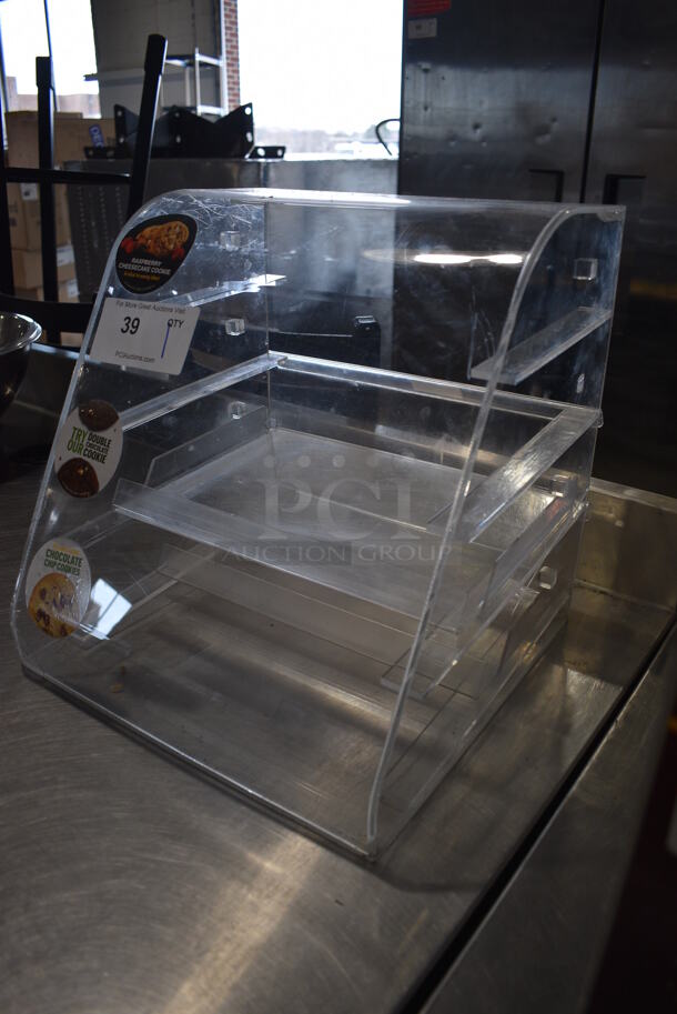Clear Poly Countertop Cookie Merchandiser. 13.5x14x14 - Image 2 of 3