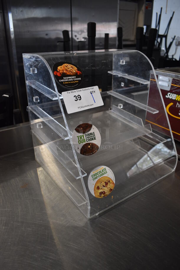 Clear Poly Countertop Cookie Merchandiser. 13.5x14x14 - Image 3 of 3