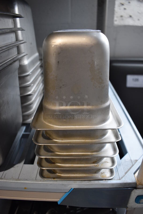 5 Stainless Steel 1/9 Size Drop In Bins. 1/9x4. 5 Times Your Bid! - Image 1 of 3