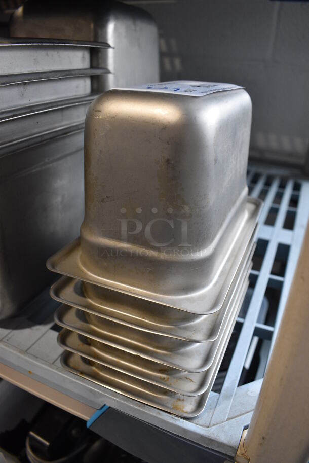 5 Stainless Steel 1/9 Size Drop In Bins. 1/9x4. 5 Times Your Bid! - Image 2 of 3