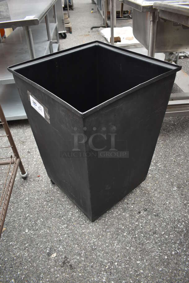Black Poly Trash Can. 19x19x28.5 - Image 3 of 4