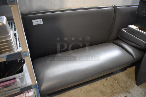 4 Single Sided Booth Seats. 48x26x37 - Image 3 of 5