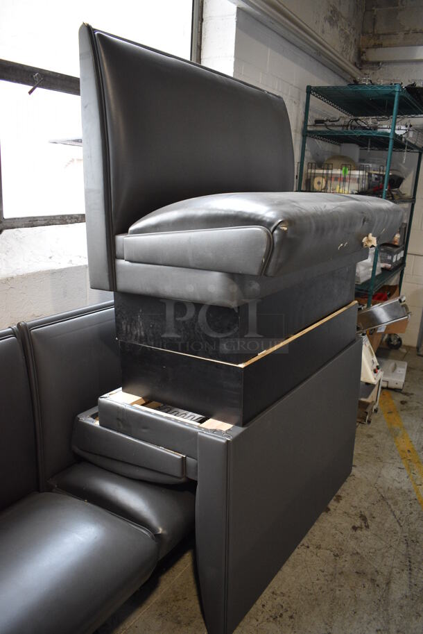 4 Single Sided Booth Seats. 48x26x37 - Image 5 of 5