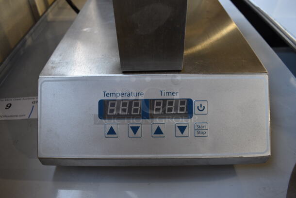 LIKE NEW! FY-2M2H Stainless Steel Commercial Countertop Electric Powered Waffle Maker. 120 Volts, 1 Phase. 11x21x12. Tested and Working! - Image 8 of 11
