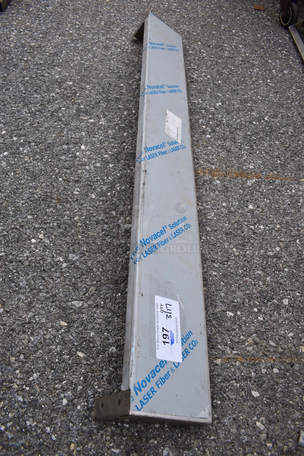 Metal Shelf w/ Brackets. 48x6x4 - Image 2 of 5