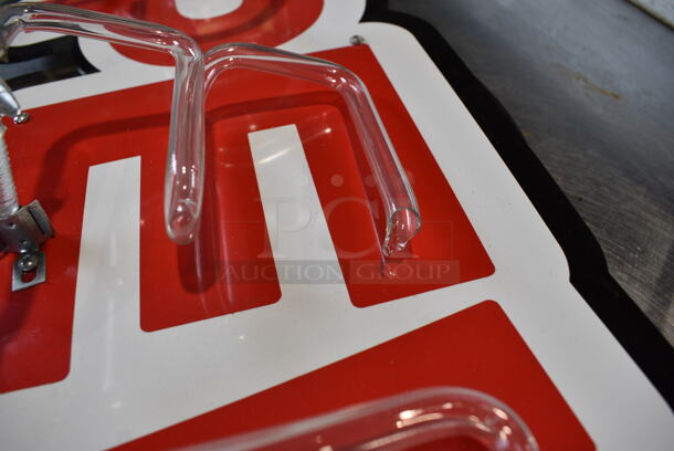 Open Neon Light Up Sign. Buyer Must Pick Up - We Will Not Ship This Item. 30x4x10. Tested and Does Not Power On - Image 4 of 5